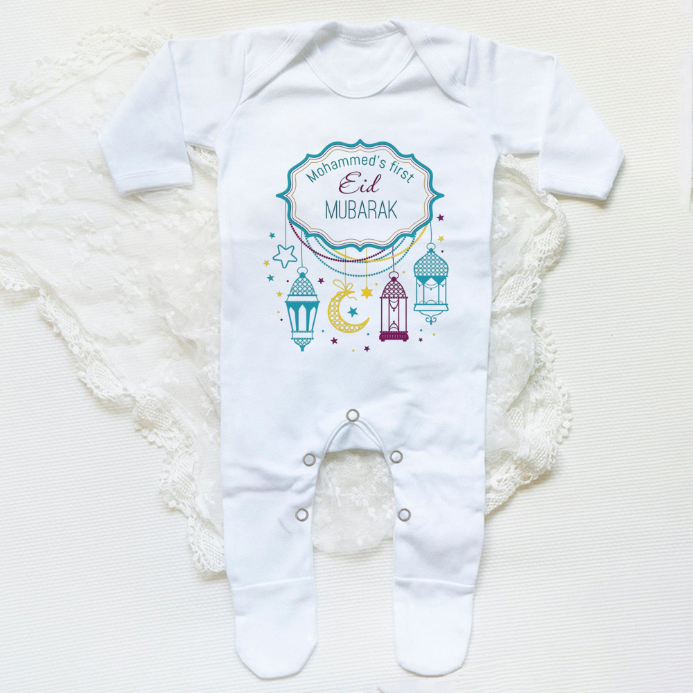 Personalized Eid Baby Romper C - Baby Products Name recension och pris