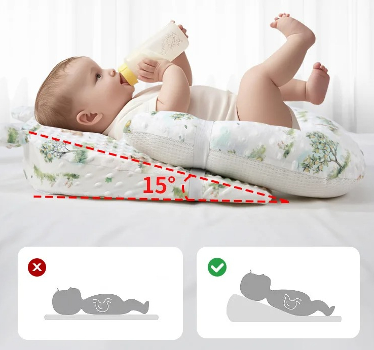 Baby Pillow Newborn Head Prote - Anti-Roll Baby Pillow recension och pris