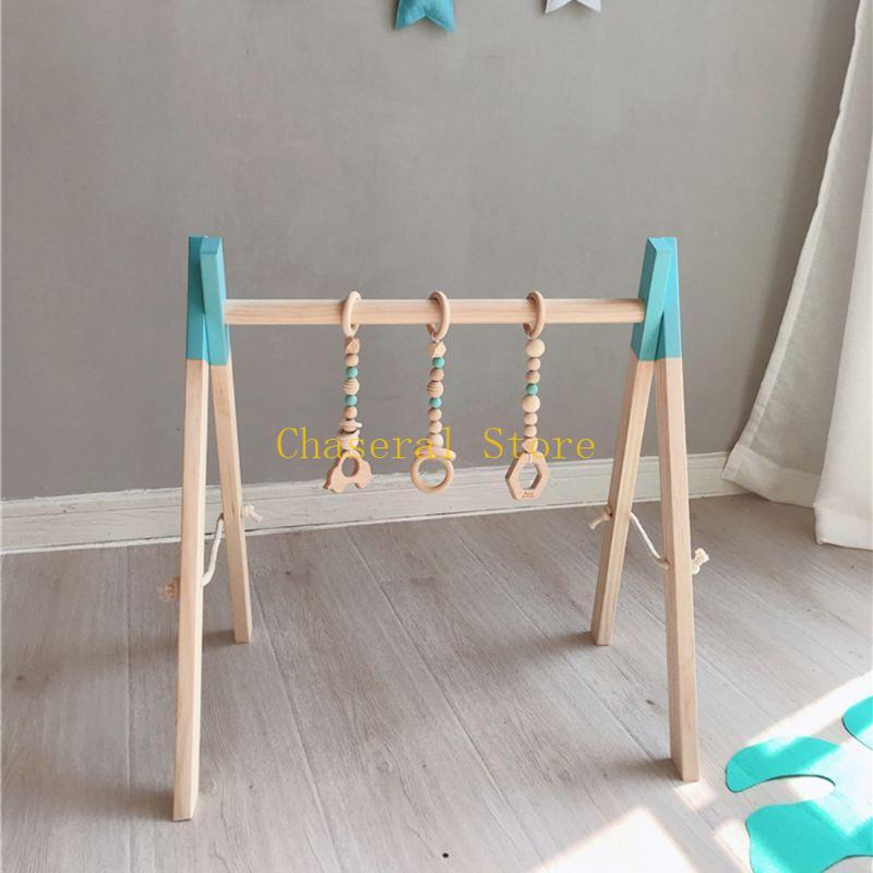 E7CE Nordic Simple Wooden Chil - Baby Swing Bouncer recension och pris