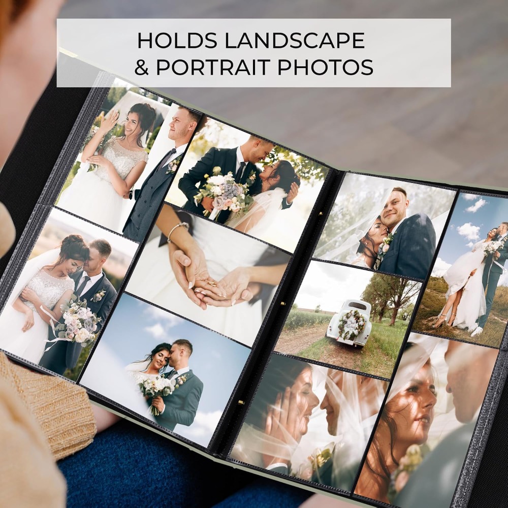 Linen Photo Album for 4x6 Phot - Baby Products Pictures recension och pris