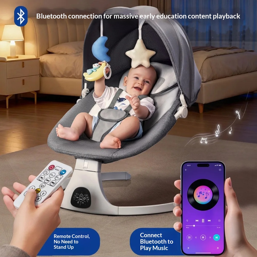 Electric Baby Rocking Chair wi - Baby Swing Bouncer recension och pris