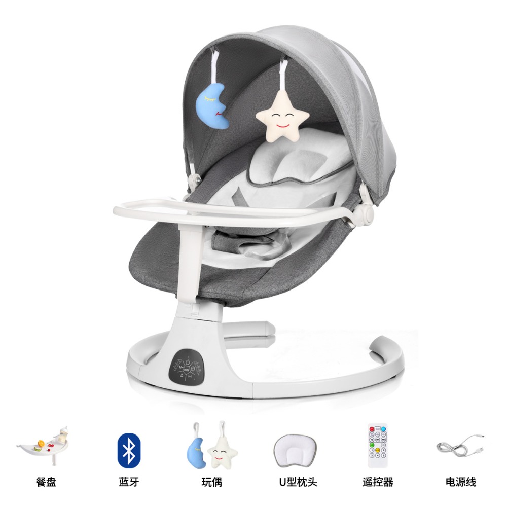 Electric Baby Rocking Chair wi - Baby Swing Bouncer recension och pris