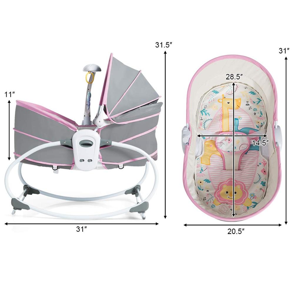 5 In 1 Baby Rocker Infant Swin - Baby Swing Bouncer recension och pris
