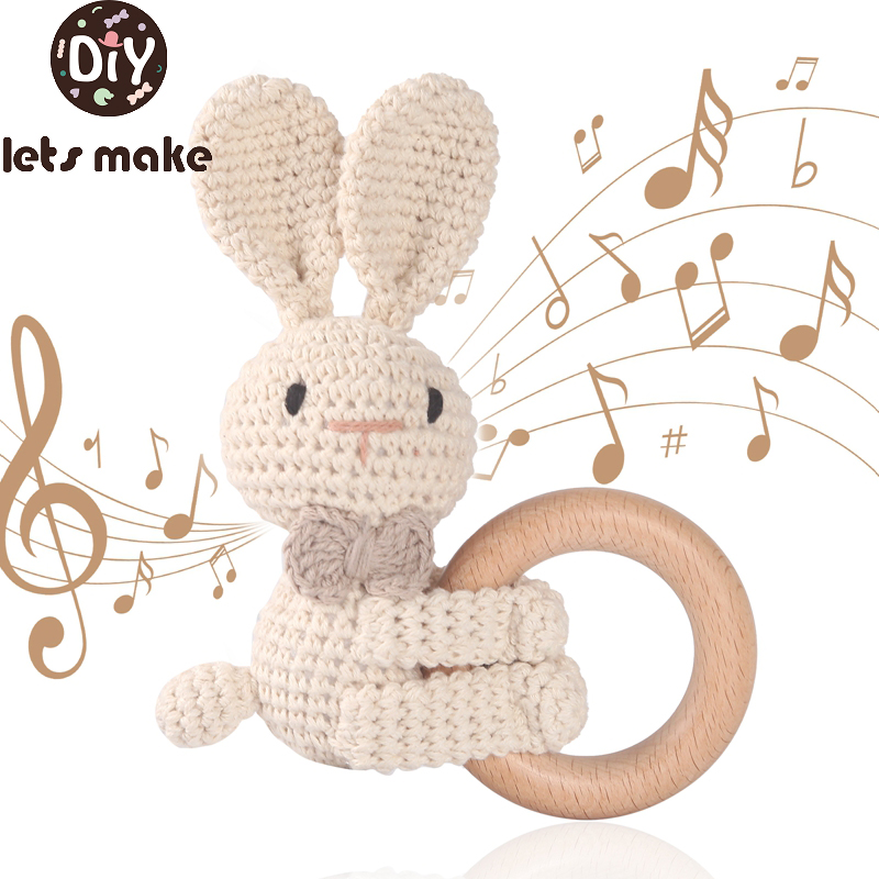 1PC Crochet Animal Rabbit Ratt - Baby Products Pictures recension och pris