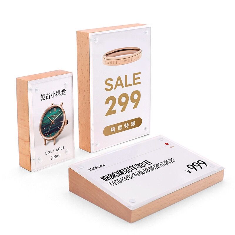 88x54mm Tabletop Acrylic Sign  - Baby Products Pictures recension och pris