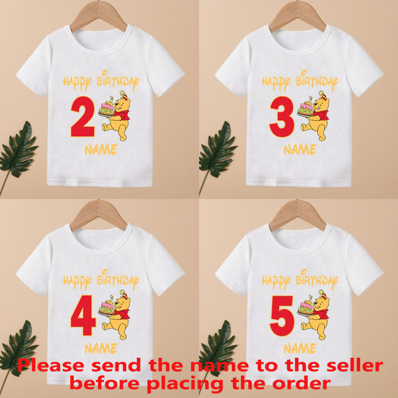 Winnie the Pooh Bear Print Kid - Baby Products Name recension och pris