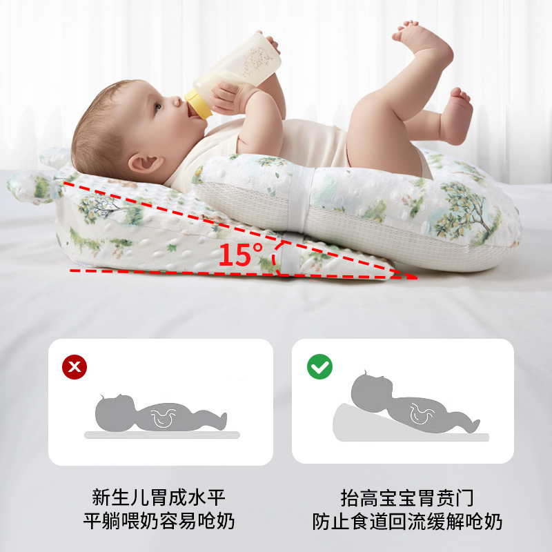 Baby Pillow Newborn Head Prote - Anti-Roll Baby Pillow recension och pris