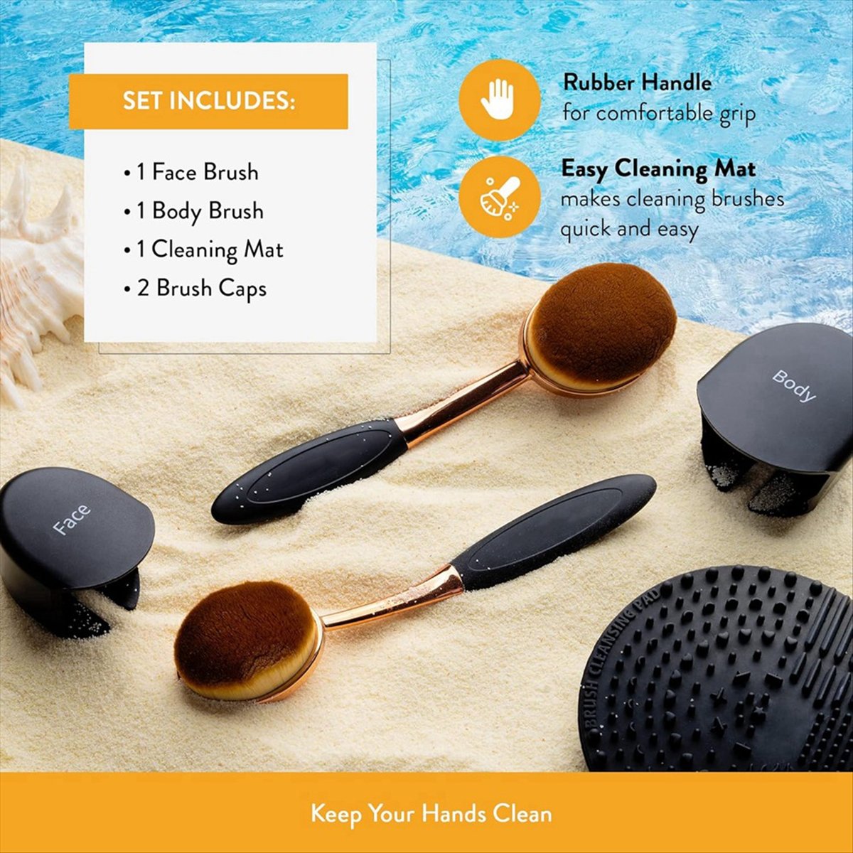 Sunscreen Brush Set - Lotion A - Baby Sunscreen Lotion recension och pris