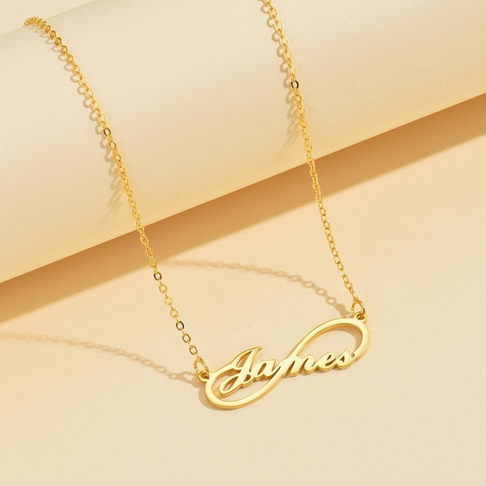 Custom Infinity Name Necklace  - Baby Products Name recension och pris